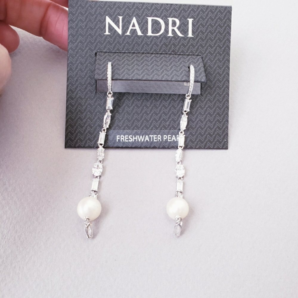 Nadri Freshwater Pearl Earrings - Picture 13 of 13